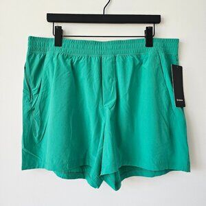 NWT LULULEMON KLLG Kelly Green Pace Breaker Shorts 5" Linerless Men's XXL